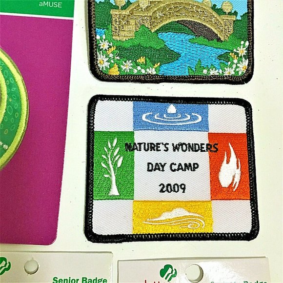 Girl Scout Patch Senior Cadette Bridging Day Camp Speak Out Badges Lot 6 ALL NEW - Picture 3 of 6